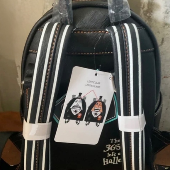 LOUNGEFLY  NIGHTMARE BEFORE CHRISTMAS   MAYOR BACKPACK COSPLAY NWT - Picture 3 of 3